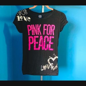 Graphic T- shirt- Pink Victoria Secret